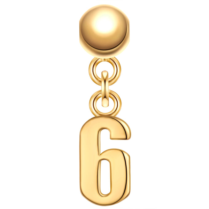 Charm Sterling Silber gelbgold