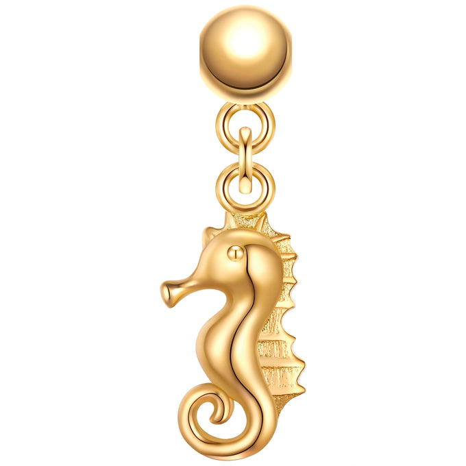 Charm Sterling Silber gelbgold