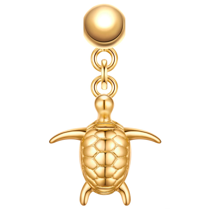 Charm Sterling Silber gelbgold