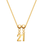 Set (Kette + Charms) Sterling Silber gelbgold