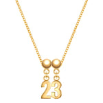 Set (Kette + Charms) Sterling Silber gelbgold