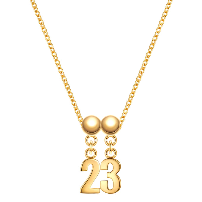 Set (Kette + Charms) Sterling Silber gelbgold