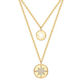 Kette mit Anhänger gelbgold Zirkonia weiß