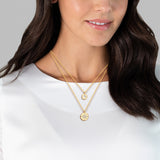 Kette mit Anhänger gelbgold Zirkonia weiß
