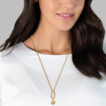 Kette mit Anhänger gelbgold