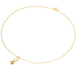 Kette mit Anhänger gelbgold