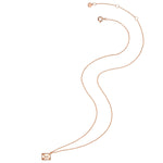 Kette roségold Zirkonia weiß