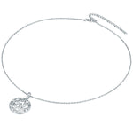 Kette mit Anhänger Sterling Silber Zirkonia weiß