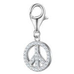 Charm Sterling Silber Zirkonia weiß