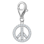 Charm Sterling Silber Zirkonia weiß