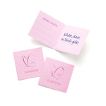 Ohrstecker Sterling Silber gelbgold Emaille pink