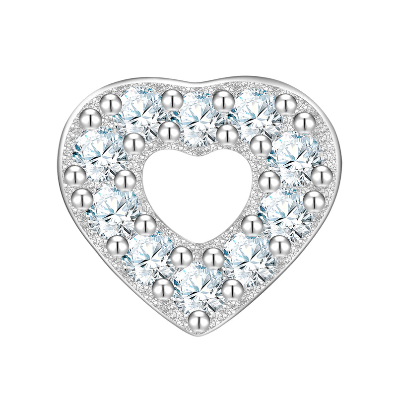 Piercing Sterling Silber Zirkonia weiß