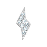 Piercing Sterling Silber Zirkonia weiß