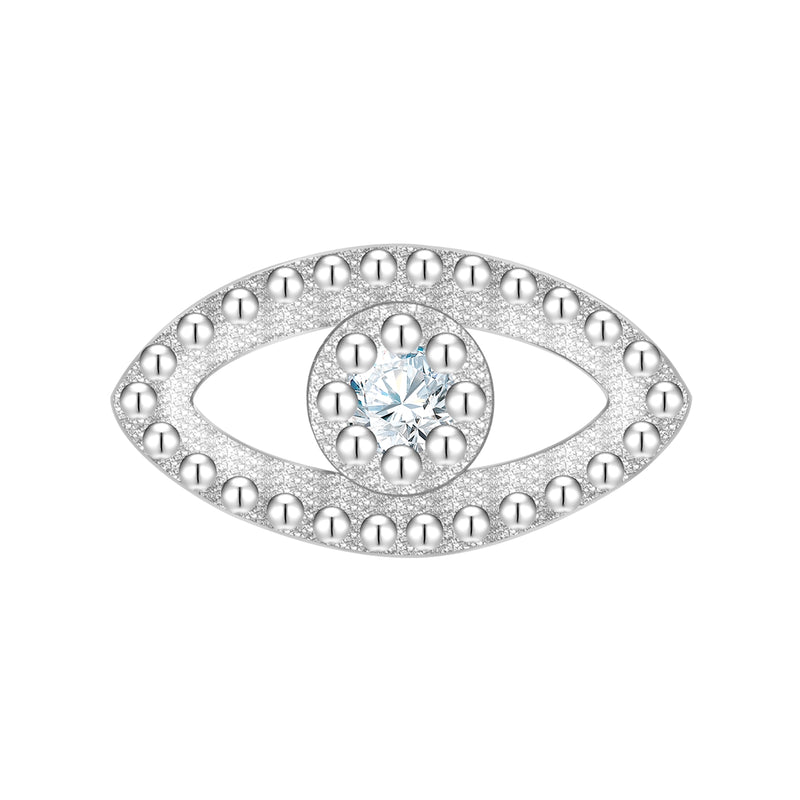 Piercing Sterling Silber Zirkonia weiß