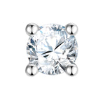 Piercing Sterling Silber Zirkonia weiß