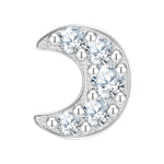 Piercing Sterling Silber Zirkonia weiß