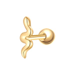 Piercing Sterling Silber gelbgold