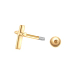 Piercing Sterling Silber gelbgold