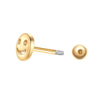 Piercing Sterling Silber gelbgold