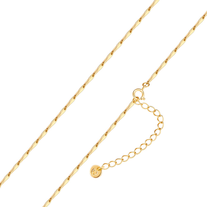Kette Sterling Silber gelbgold