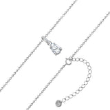 Kette Sterling Silber Zirkonia weiß