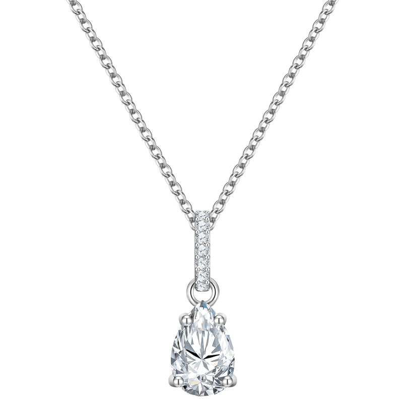 Kette Sterling Silber Zirkonia weiß