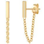 Ohrstecker Sterling Silber gelbgold
