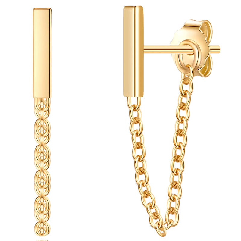 Ohrstecker Sterling Silber gelbgold