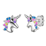 Ohrstecker Sterling Silber Zirkonia multicolor