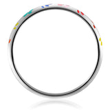 Ring Sterling Silber Emaille multicolor