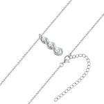 Kette mit Anhänger Sterling Silber Zirkonia weiß