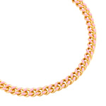 Armband gelbgold Emaille rosa