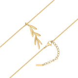 Kette mit Anhänger Edelstahl gelbgold