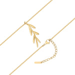 Kette mit Anhänger Edelstahl gelbgold