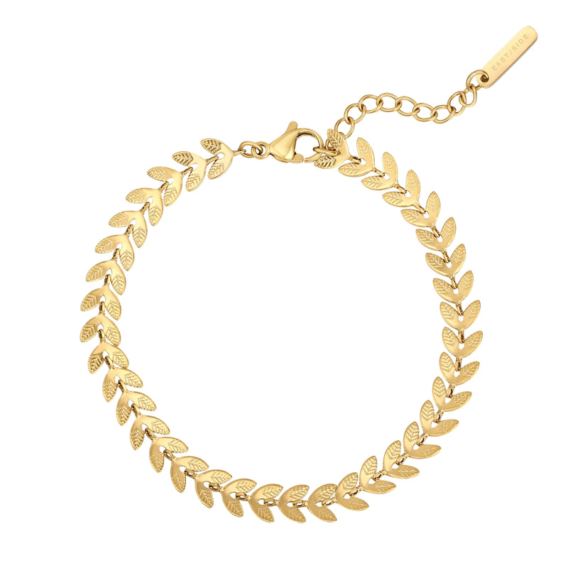 Armband Edelstahl gelbgold