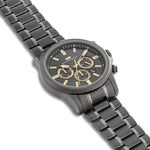 Herren Chronograph anthrazit Edelstahl anthrazit