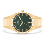 Herren Quarzuhr gelbgold Edelstahl gelbgold