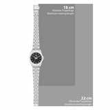 Damen Quarzuhr silber Edelstahl silber