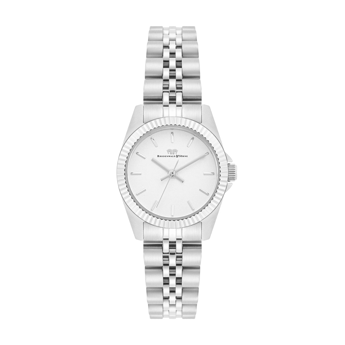 Damen Quarzuhr silber Edelstahl silber