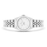 Damen Quarzuhr silber Edelstahl silber