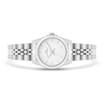 Damen Quarzuhr silber Edelstahl silber
