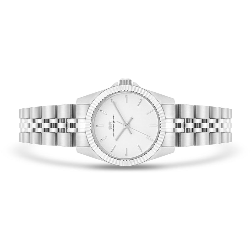 Damen Quarzuhr silber Edelstahl silber