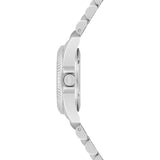 Damen Quarzuhr silber Edelstahl silber