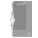 Damen Quarzuhr silber Edelstahl silber