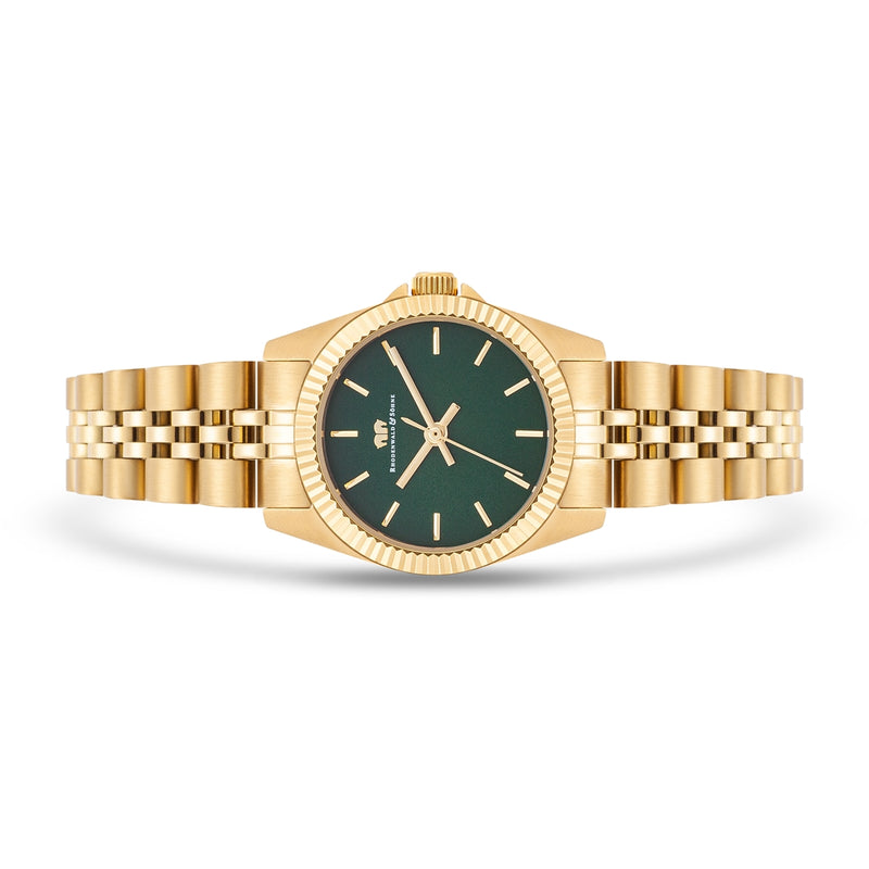 Damen Quarzuhr gelbgold Edelstahl gelbgold