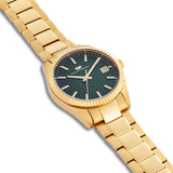 Herren Quarzuhr gelbgold Edelstahl gelbgold
