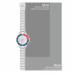 Herren Chronograph silber Edelstahl silber