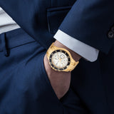 Herren Chronograph gelbgold Edelstahl gelbgold
