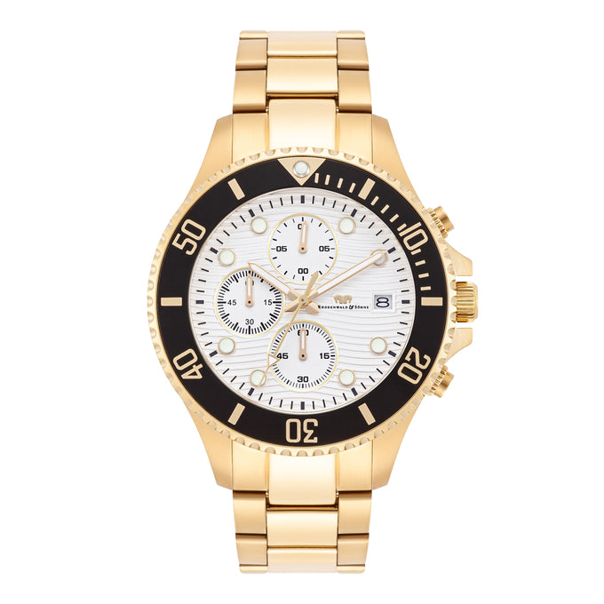 Herren Chronograph gelbgold Edelstahl gelbgold