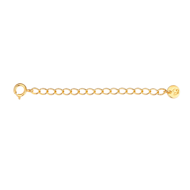 Kettenverlängerung Sterling Silber gelbgold